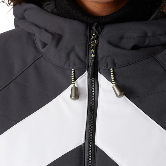 Sweaty Betty Method Ski Jacket S – Slate Grey Colorblock - Picture 3 of 8